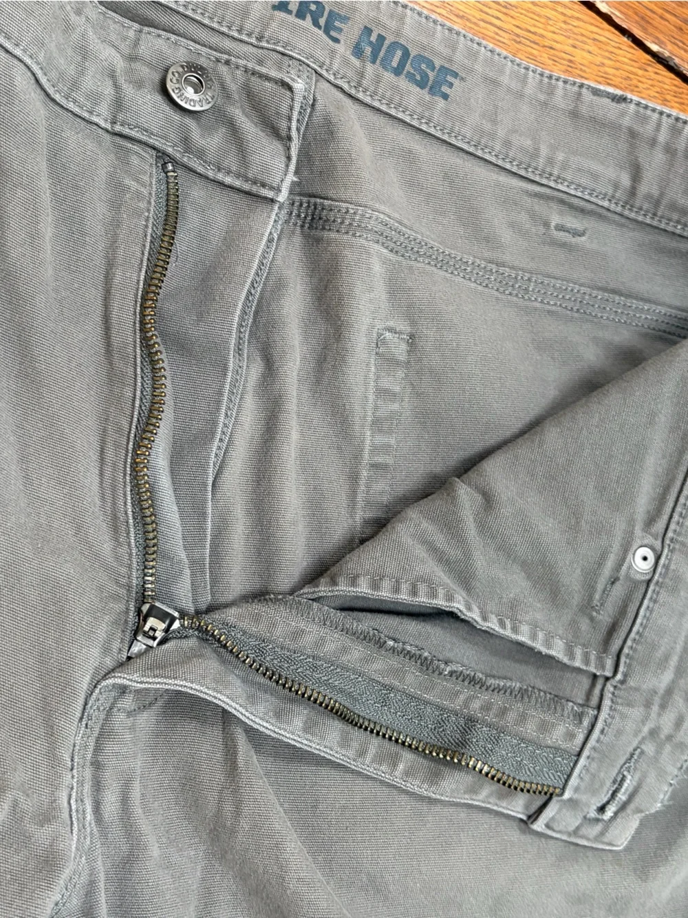 Duluth Trading Co Gunmetal Grey / Gray Men's Work Pants 36x32